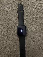 Apple Watch Series 6 44mm Space Gray Aluminum Case with Black Sport Band -...