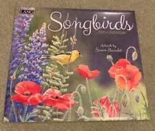 2023 Lang Songbirds deluxe wall calendar in protective envelope