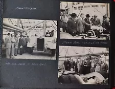 230 PHOTOS VENEZUELA RIO ALGIERS PAN AM PLANE CARS URUGUAY STAR SHIP ALBUM 1940s