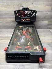 Marvel SPIDER-MAN 3 2007 Table-Top Mini Pinball Machine Used Tested WORKS