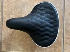 Gravity Cruiser Wide Comfort Bike Bicycle Seat Saddle RETRO QUILTED DESIGN