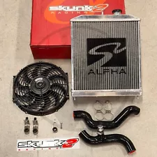 Skunk2 Pro Driver Side Alpha Radiator Kit For Honda Civic Acura Integra K24 Swap