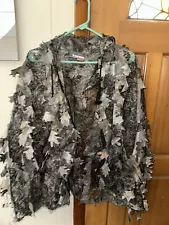 Game Winner Ghillie Leaf Suit Camouflage Camo Hunting Jacket Top L/XL