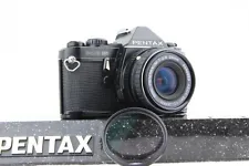 [ NEAR MINT ] PENTAX ME SUPER Black + SMC PENTAX-M 28mm f/2.8 Lens from JAPAN