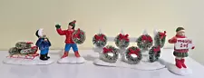 Department 56 Original Snow Village, Wreaths for Sale - Set of 4 (#5408-9)