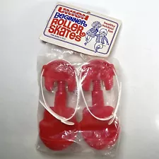 Union Hardware Vintage 1960's Beginner Roller Skates Red White Torrington NOS