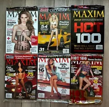 MAXIM Magazine Lot (6) RARE ISSUES All 6 Are Sealed LINGERIE Special Editions