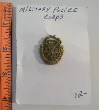 Vintage Military Badge Pin US Military Police Corps