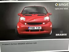 The Smart For Two Brabus Red Edition Coupe Range Car Sales Brochure Frameable