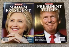 Newsweek President Trump - Madam President Hillary Editions Set 2016 Election