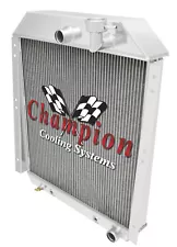 4 Row Supply Champion Radiator for 1947 - 1954 GMC Truck L6 Engine #MC4754