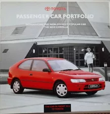 1995 TOYOTA LANDCRUISER CELICA SUPRA MR2 CARINA COROLLA etc car sales brochure