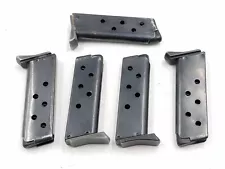 Bryco 38 Jennings J380 380acp Blued 6rd Pistol Magazine Clip w/ extend Baseplate