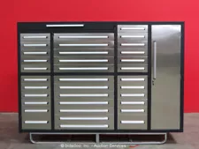 Steelman 35-Drawer 7FT Steel Equipment Work Tool Cabinet Shop Box bidadoo -New