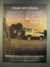 1986 Mitsubishi Montero Ad - Create New Places