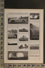 1963 AUSTIN HEALEY 3000 SPORT CONVERTIBLE BRITTISH ENGLAND MOTOR CAR AUTO ADUJ72