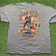 Iron Horse x Donald Trump T Shirt Mens XXL 2XL Biker Motorcycle Florida MAGA