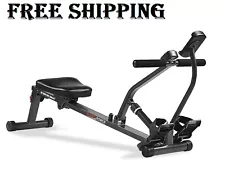 Compact Adjustable Rowing Machine with 12 Levels of Complete Body Workout