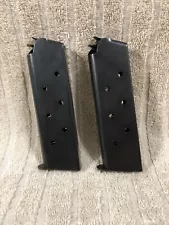 (2) Chip Mccormick 1911 Government Commander 45ACP 8rd Magazine Star Colt S&W