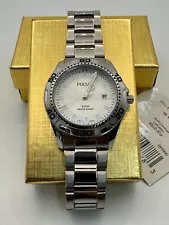 New Pulsar PJ2019X silver watch with date New with Tags!