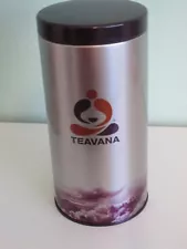 Teavana 6 3/4 inch, half pound Empty Tea Storage Tin Container Canister USED