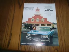 1975 Chevrolet Sales Brochure - Vintage - Caprice Classic Impala Bel Air