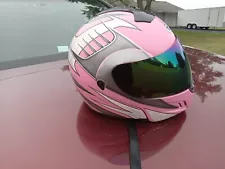 WOW world of wonder pink women’s motorcycle helmet size small