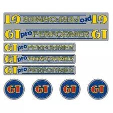 1985 GT BMX - Pro Performer (Japan) decal set - chrome