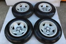 1995 CHEVROLET PICKUP S10 WHEELS RIMS 205 75 15 GT RADIAL TIRES 7/32" TREAD