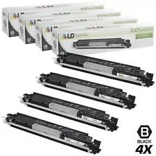 LD 4p Replacement Black Toner Cartridge for HP 130A CF350A LaserJet MFP M177fw