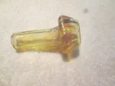 Hand Blown Glass pipe Mushroom Chillum