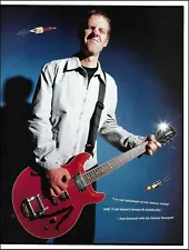 No Doubt Tom Dumont Hamer Newport Guitar 2000 color pin-up photo 8 x 11 print