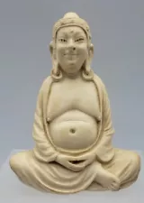 Figurine Resin/Composite Happy Smiling Buddha 4.75" H Statue