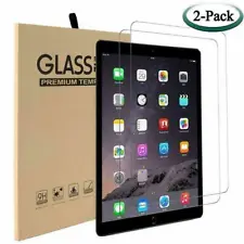 For Apple iPad 10.2 9/8/7th Generation Screen Protector Pack of 2 Tempered Glass