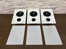 Bay Audio Model 460 In-Wall Speaker System White LOT OF 3