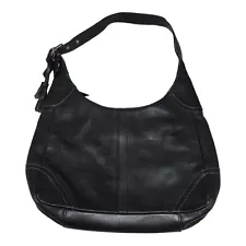 Coach‎ Hamilton Black Leather Hobo Shoulder Bag Purse F10280 Y2K - READ