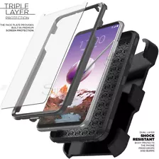 LG Stylo 6/5/4/3/2 Plus Belt Clip Stand Holster Phone Case Cover SCREEN PROTECTR