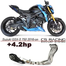 2016-2023 Suzuki GSX-S 750 CS Racing Full Exhaust | Headers + dB Killer (+4.2hp) (For: Suzuki GSXS750Z)