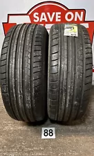 235/65R17 DUNLOP SP SPORT MAXX TYRES 6MM PARTWORN USED 2356517 235 65 17