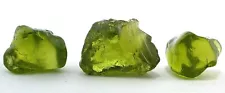 7.65 Gram 38.25 Carats Three Apple Peridot Facet Rough San Carlos Arizona ES8948