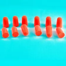 12 Orange plugs toy gun barrel safety plugs allow the sale of cap guns 12 each