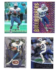 Barry Sanders - 4 Premium Insert Cards - HOF - Detroit Lions