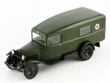 Diecast Soviet car GAZ M55 Ambulance ГАЗ М55 Скорая помощь DeAGOSTINI 1/43 Scale