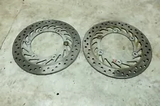 93 Honda VFR 750 VFR750 F Interceptor front brake rotors disks