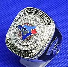 TORONTO BLUE JAYS BACK TO BACK WORLD SERIES CHAMPIONSHIP RING - CUSTOM