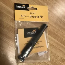 Impact 4.7 Snap-in Pin for Super Clamps (Black)