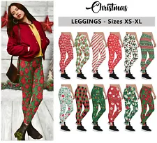 Christmas Leggings #1 - Santa Festive Holiday Athleisure Fashion Leggings Gift