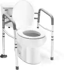 Medical King Toilet Safety Rail Adjustable Detachable Toilet Safety Handicapped