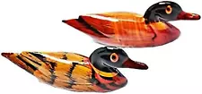 DMtse Feng Shui Pair Mandarin Ducks for Love & Fidelity Resin (2 1/2 inch Small