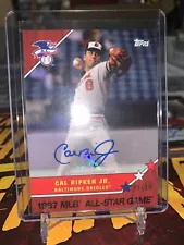 Cal Ripken Jr 2017 Topps On Demand Auto /10 EBAY 1/1 ORIOLES HOF!ð¥